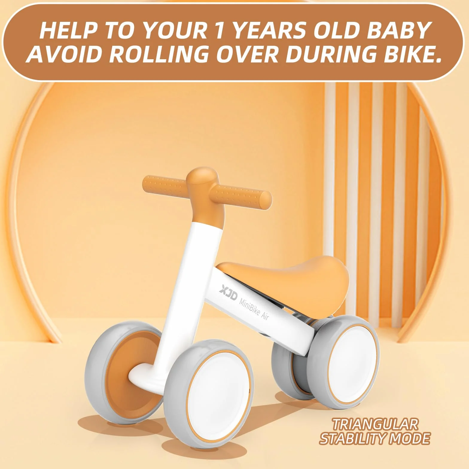 XJD bici da corsa da 1 anno giocattolo bici da corsa per 10-24 mesi bambino apprendimento bici mini con 4 ruote Toddler bici senza pedali prima bici da corsa per il regalo
