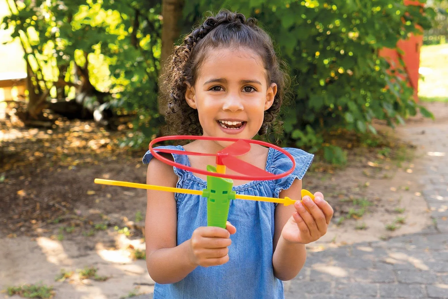 LENA - Mosca Alta Volo Gioco Set con 2 Rotori per 3+ Anni Bambini (Confezione da 2)