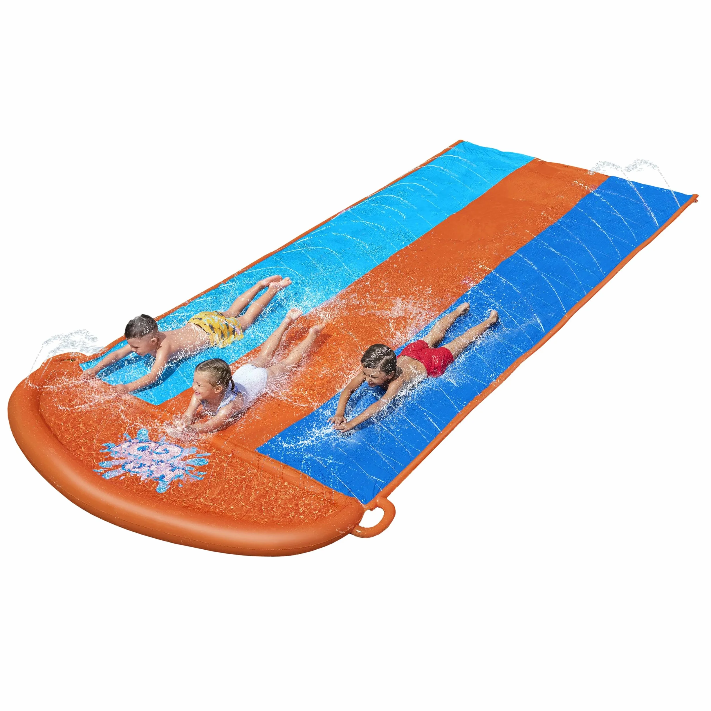 Bestway 52329 Scivolo d'acqua per bambini Triple Slide, 3 anni+