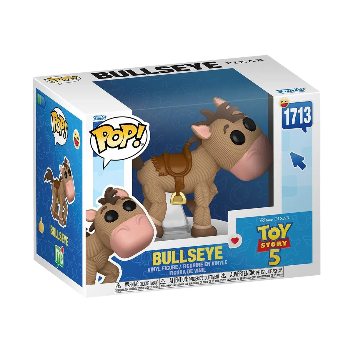 Funko POP! Premium: Toy Story 5 - Bullseye - Figura in vinile da collezione - Idea regalo - Prodotto ufficiale - Giocattoli per bambini e adulti - Modello di figura per collezionisti ed esposizione
