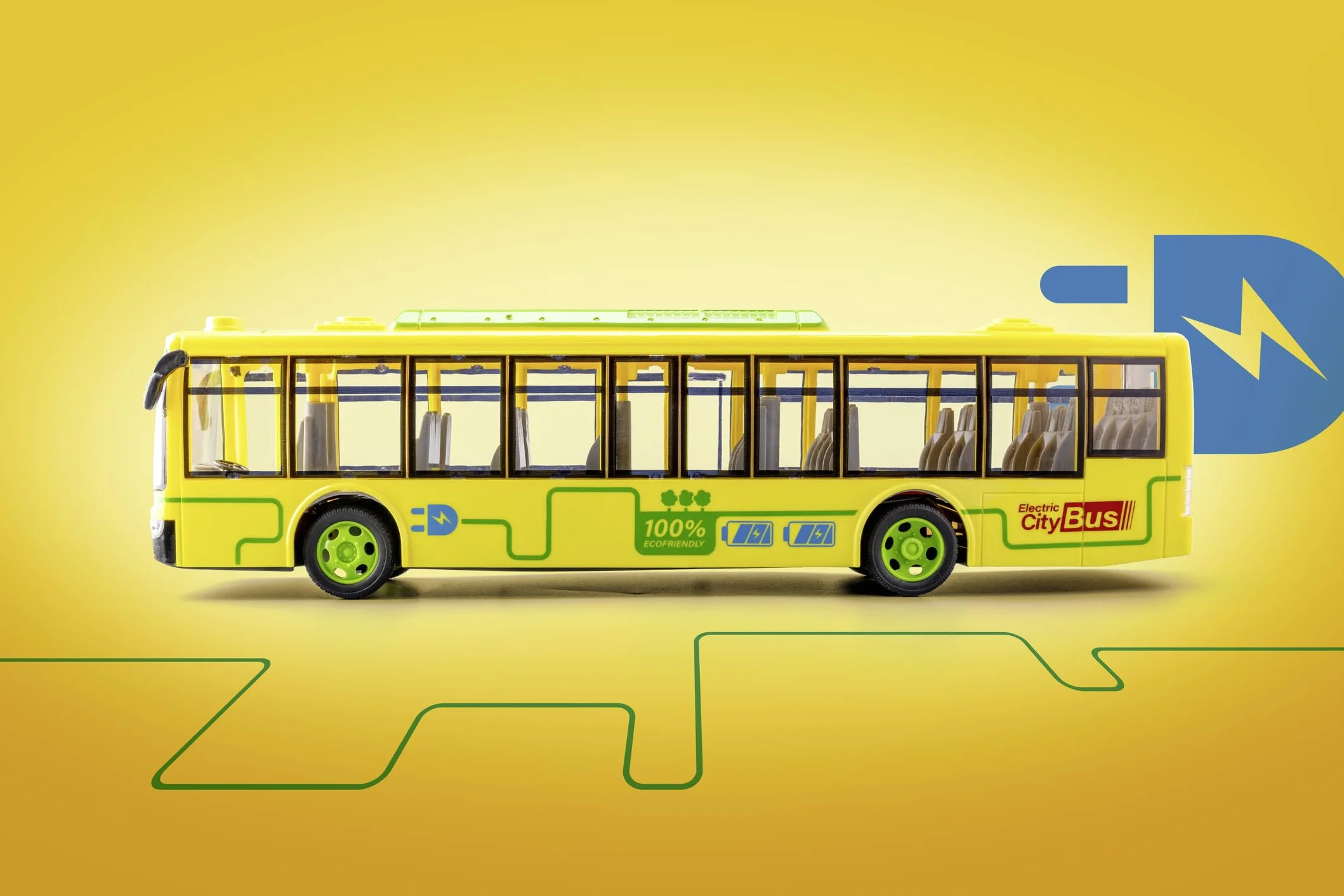Carson 500404282 Electric City Bus 2.4GHz 100% RTR - 100% pronto alla guida, autobus giocattolo, auto giocattolo, auto telecomandata, per bambini a partire da 8 anni, tempo di guida circa 60 min