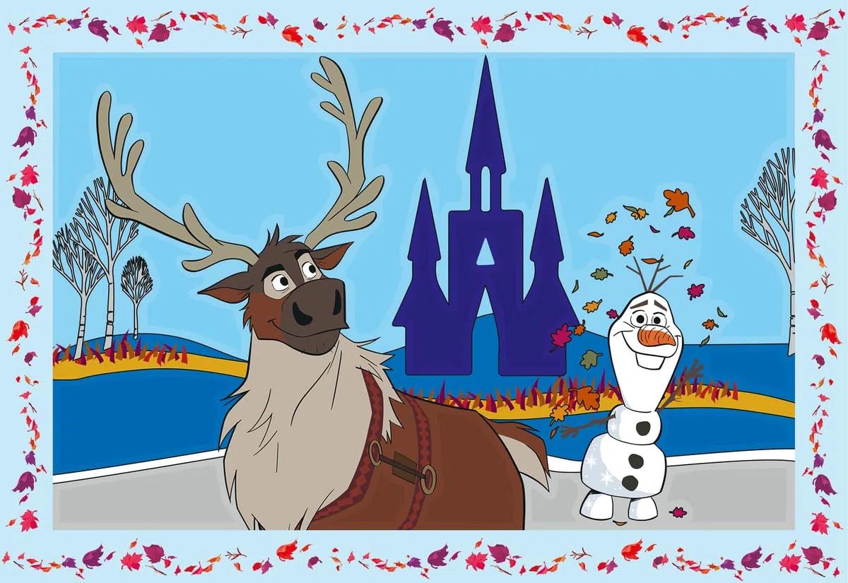 Ravensburger CreArt 5 Anni Junior: Frozen 2 – Dipingere con i Numeri per Bambini 5+ Anni, Kit Pittura con 2 Tavole, Pennello Ergonomico e Colori Inclusi, 32 x 22 cm, Idee Regalo per Bambini 5 Anni