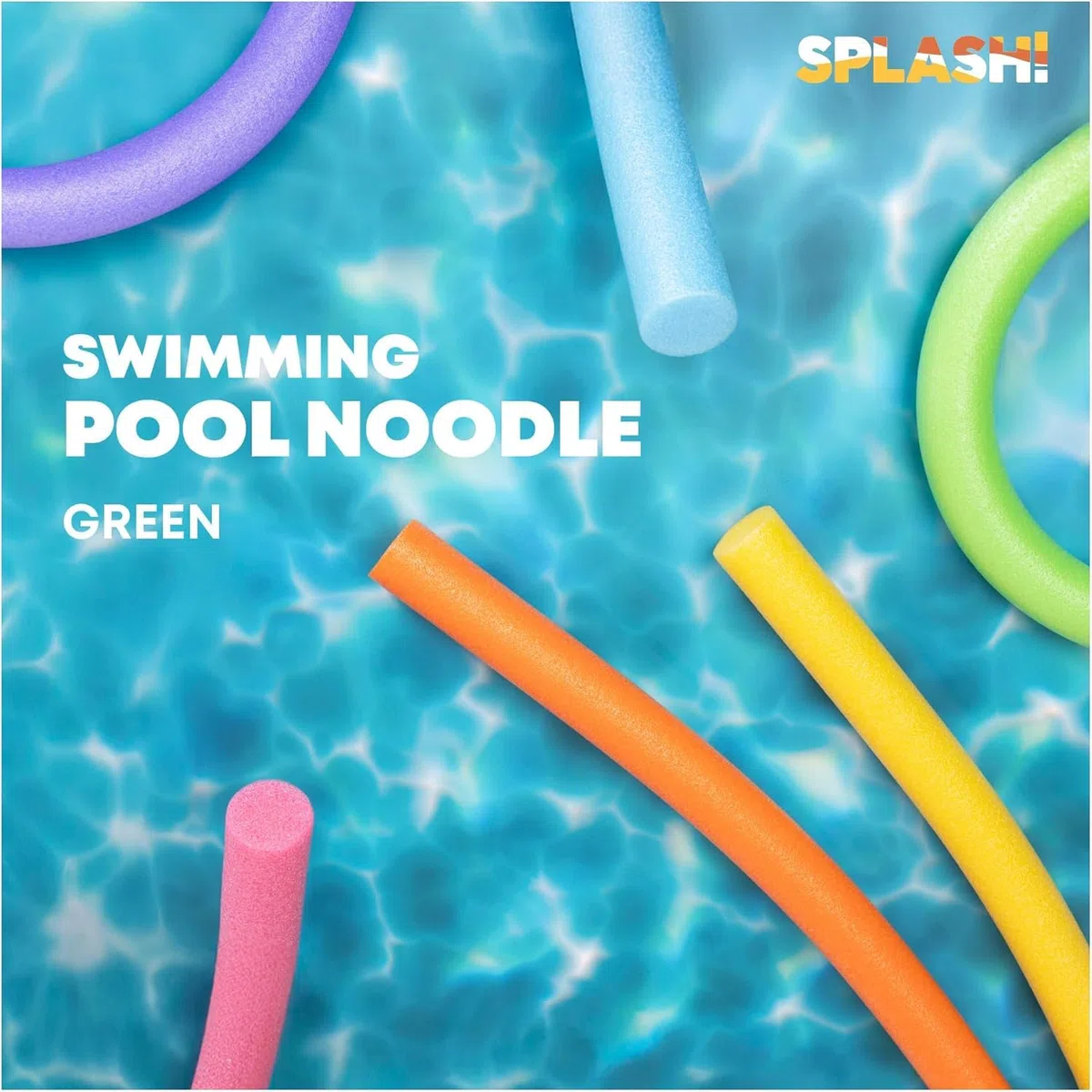 Tagliatelle da piscina, noodle da nuoto con schiuma forte e flessibile, multiuso, galleggianti per adulti e bambini, aiuto per il galleggiamento per allenamento al nuoto