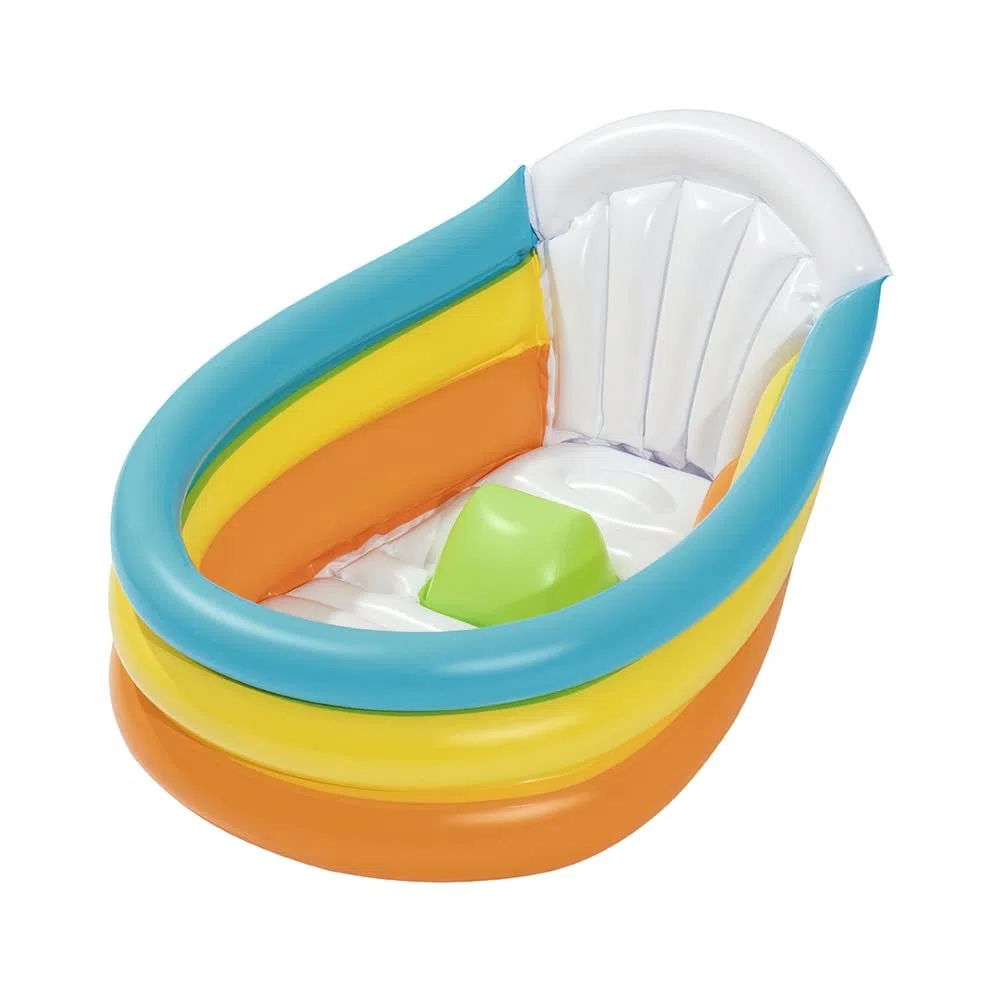 Bestway 51134-1 Bagnetto neonato con termometro Squeaky Clean