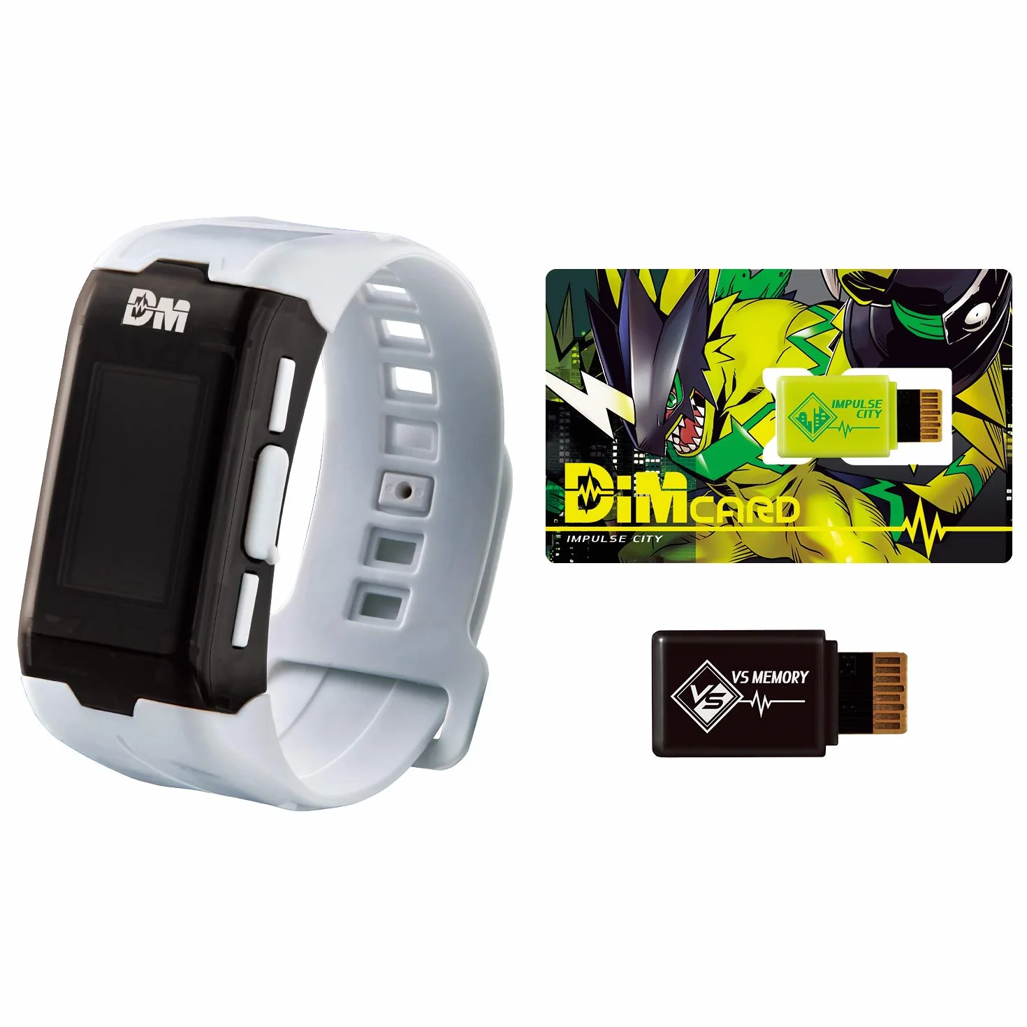 BANDAI NT58608 Digimon Vital Bracelet Giochi elettronici portatili, Versione Blanche