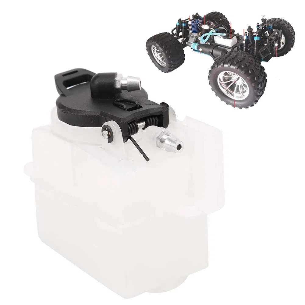 Serbatoio carburante RC, set serbatoi da corsa ad alte prestazioni, accessori auto RC 1/10, contenitore olio resistente, for piloti professionisti, gare sportive, allenamento quotidiano