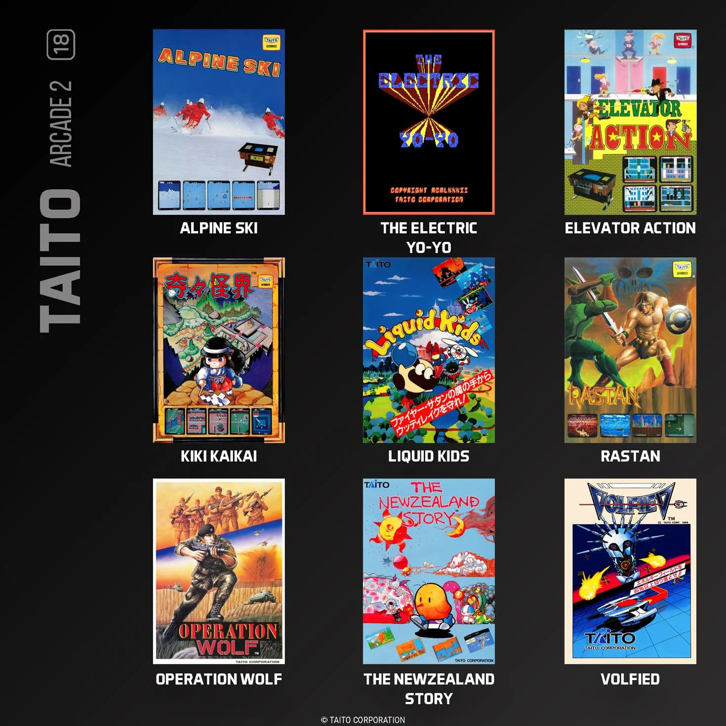 Blaze Evercade Taito Arcade Collection 2 cartucce