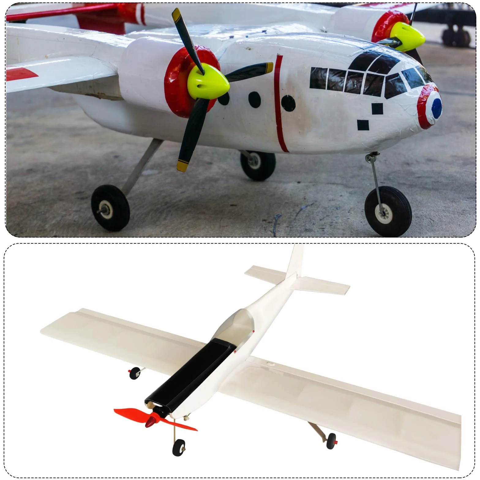 QUARKZMAN Ruote Spugna PU per Aereo RC 2,52" - Pneumatici Sostituzione Ruota Schiuma per Modello Fai da Te, Pz4