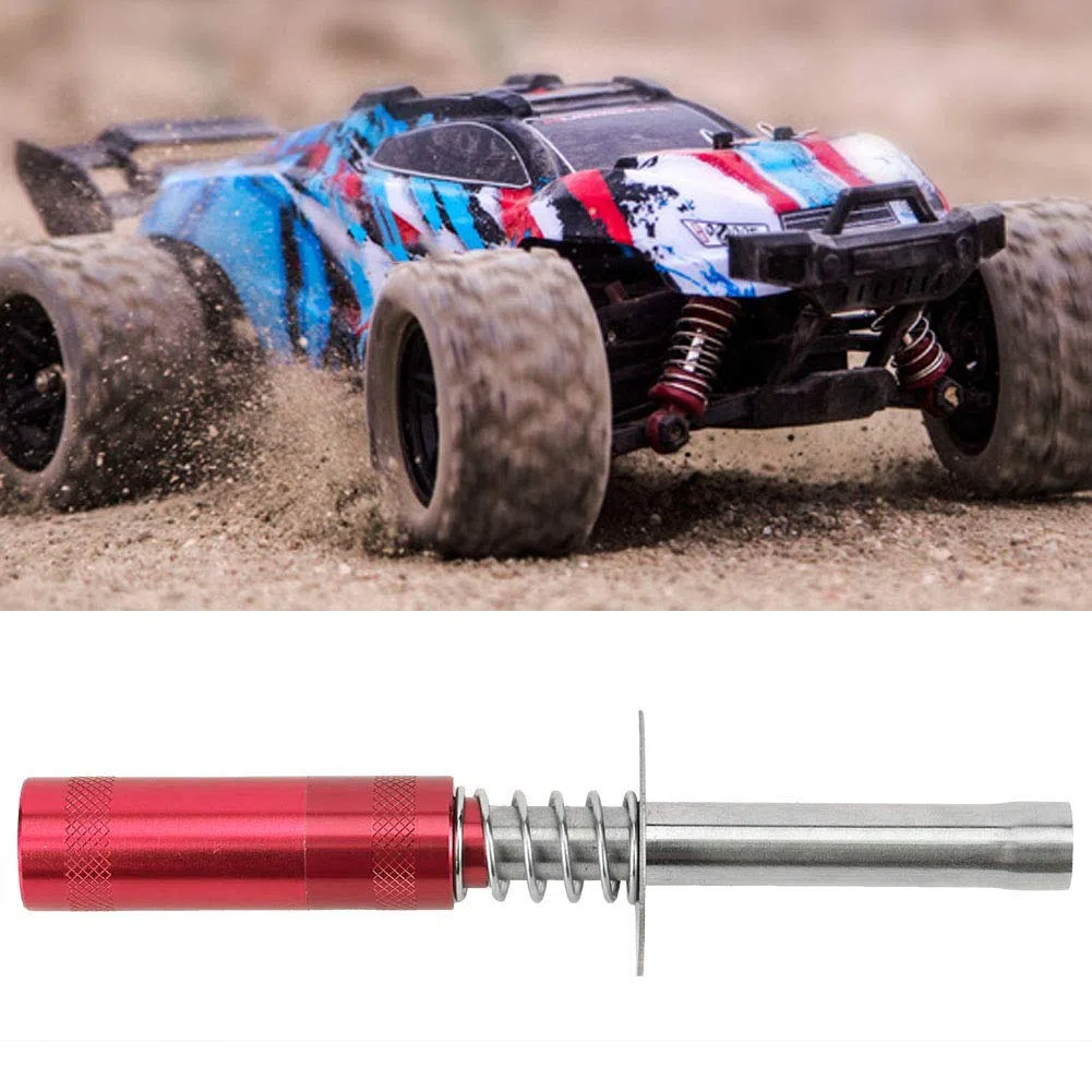VGEBY Accenditore per Motori RC, in Lega di Alluminio Leggero, Accessorio Modellismo Compatibile Camion Olio 1/10 for Modellisti Appassionati e Hobbisti