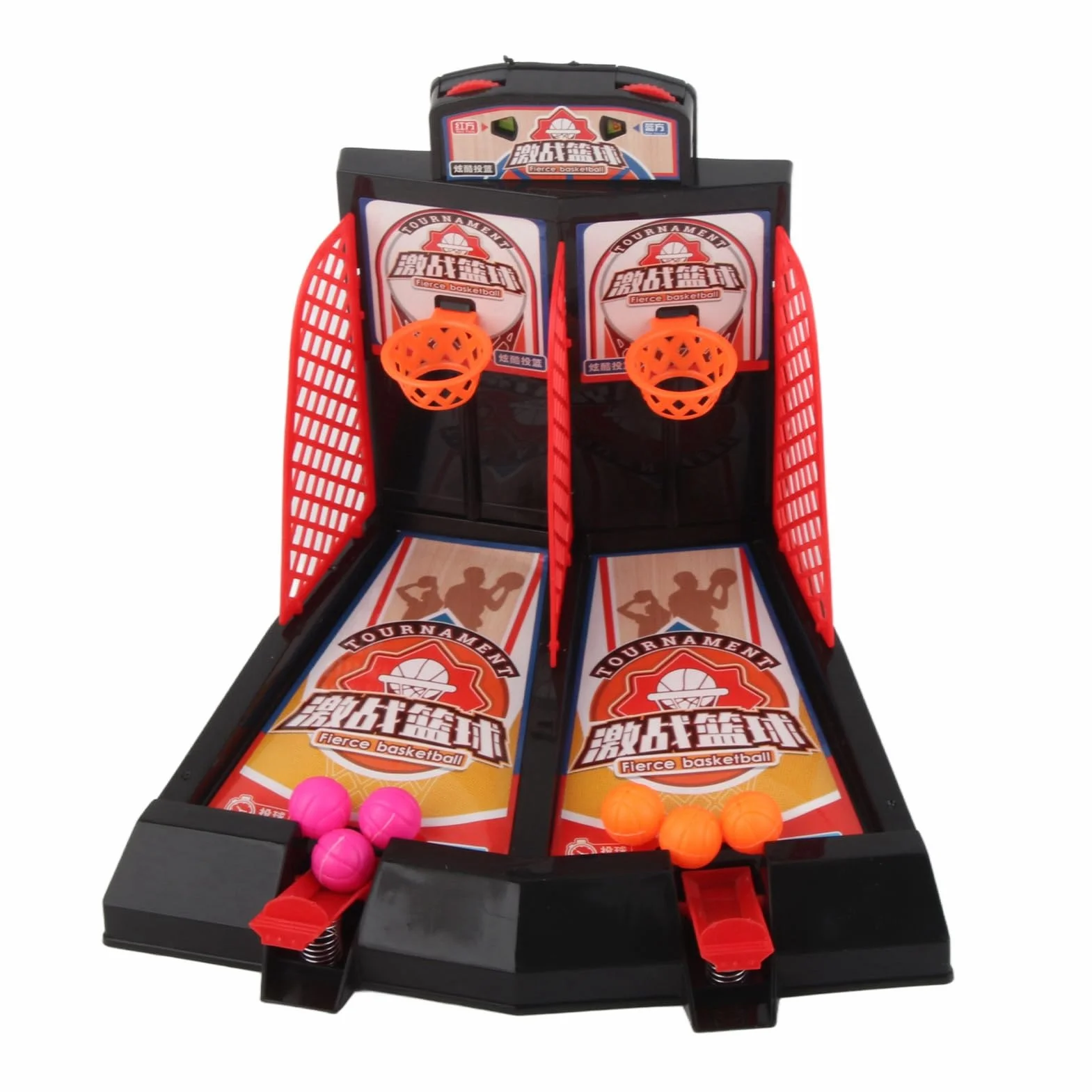 VGEBY Basket da Tavolo, Gioco da Tavolo per Pallacanestro per Bambini Gioco di Tiro con Catapulta per Bambini Gioco per Adulti