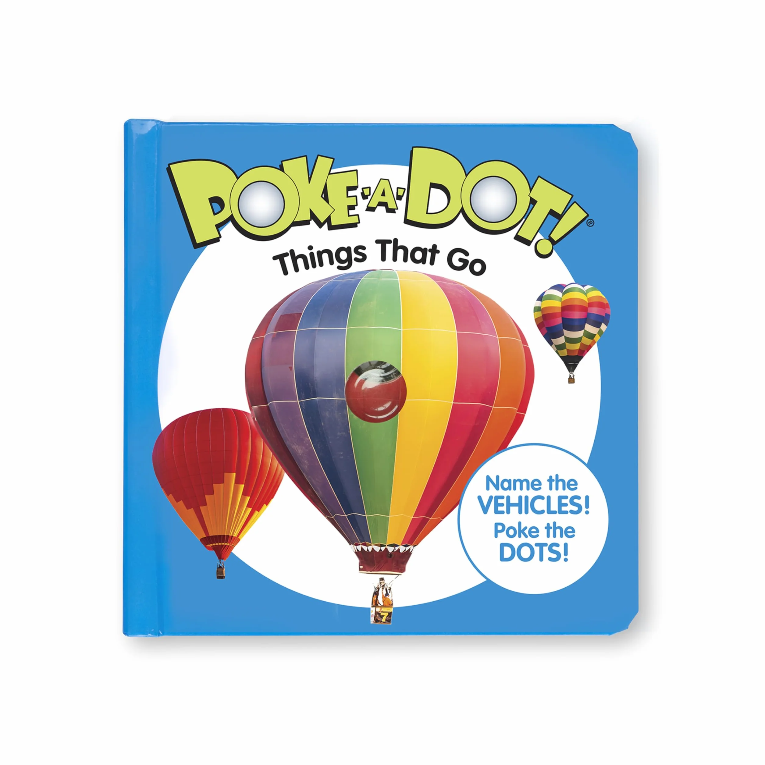 Melissa & Doug Poke-a-DOT Things That Go, Libri di attività, 3+, Regalo per Ragazzo o Ragazza