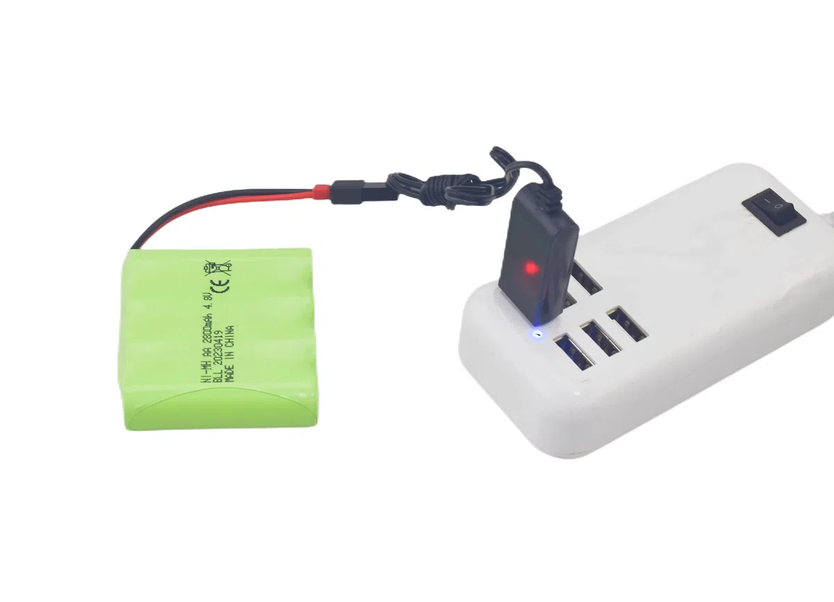 3pcs 4.8V JST-2P Plug Cavo di ricarica USB per giocattoli elettrici telecomandati Escavatori auto camion veicoli da costruzione RC auto Caricabatteria