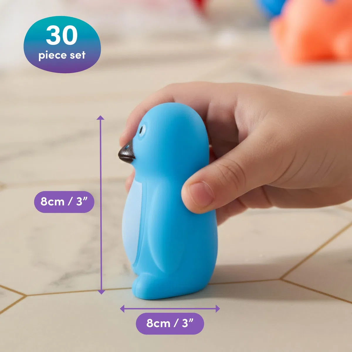 THE TWIDDLERS 16 Sets of Baby Bath Toys Floating Bath Toys - Sturdy and Non-Toxic