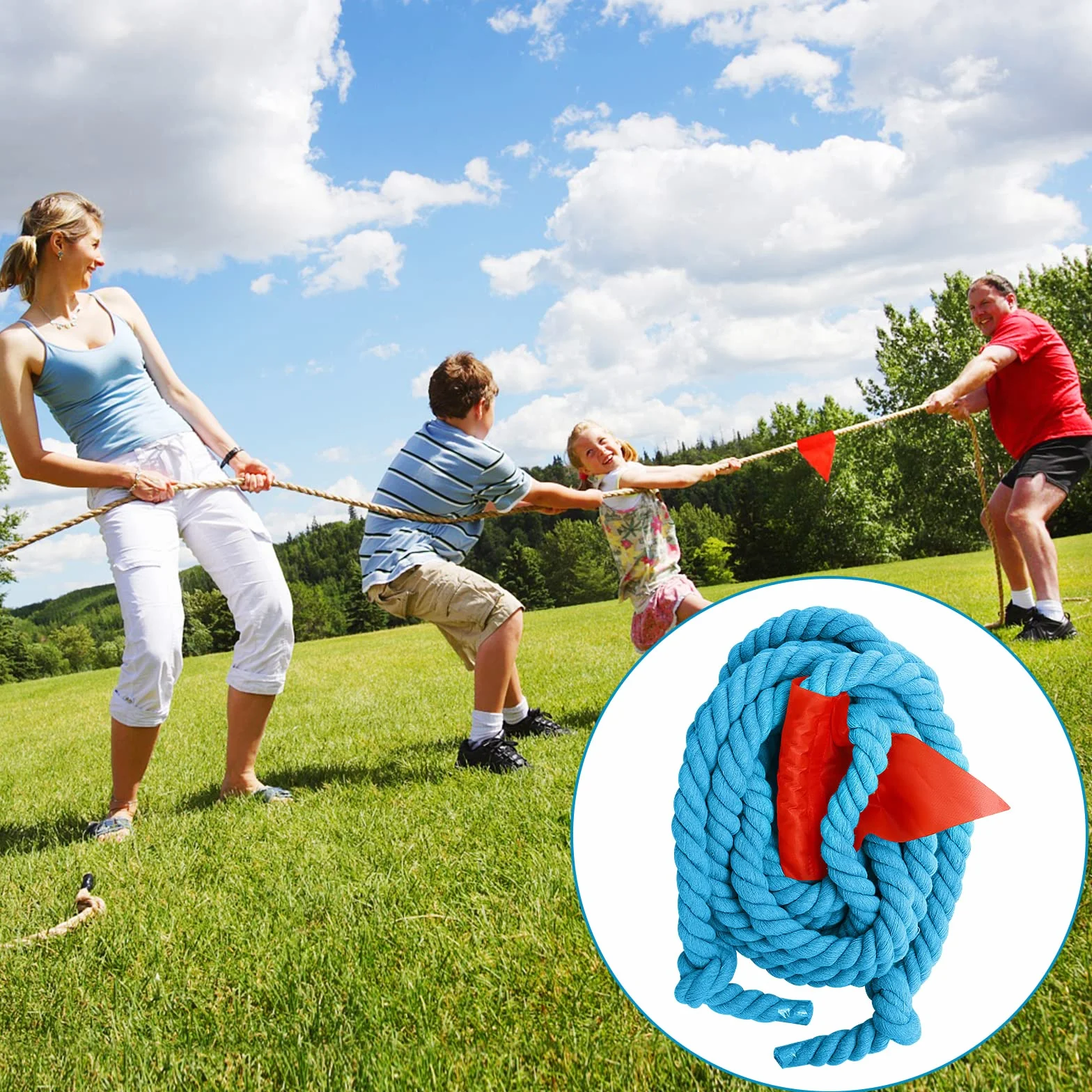 CWLAKON Giochi all'aperto Tiro alla fune per bambini e adulti, giochi per feste di compleanno per riunioni di famiglia, giochi estivi all'aperto in cortile, giochi di prato, campeggio, picnic, giochi