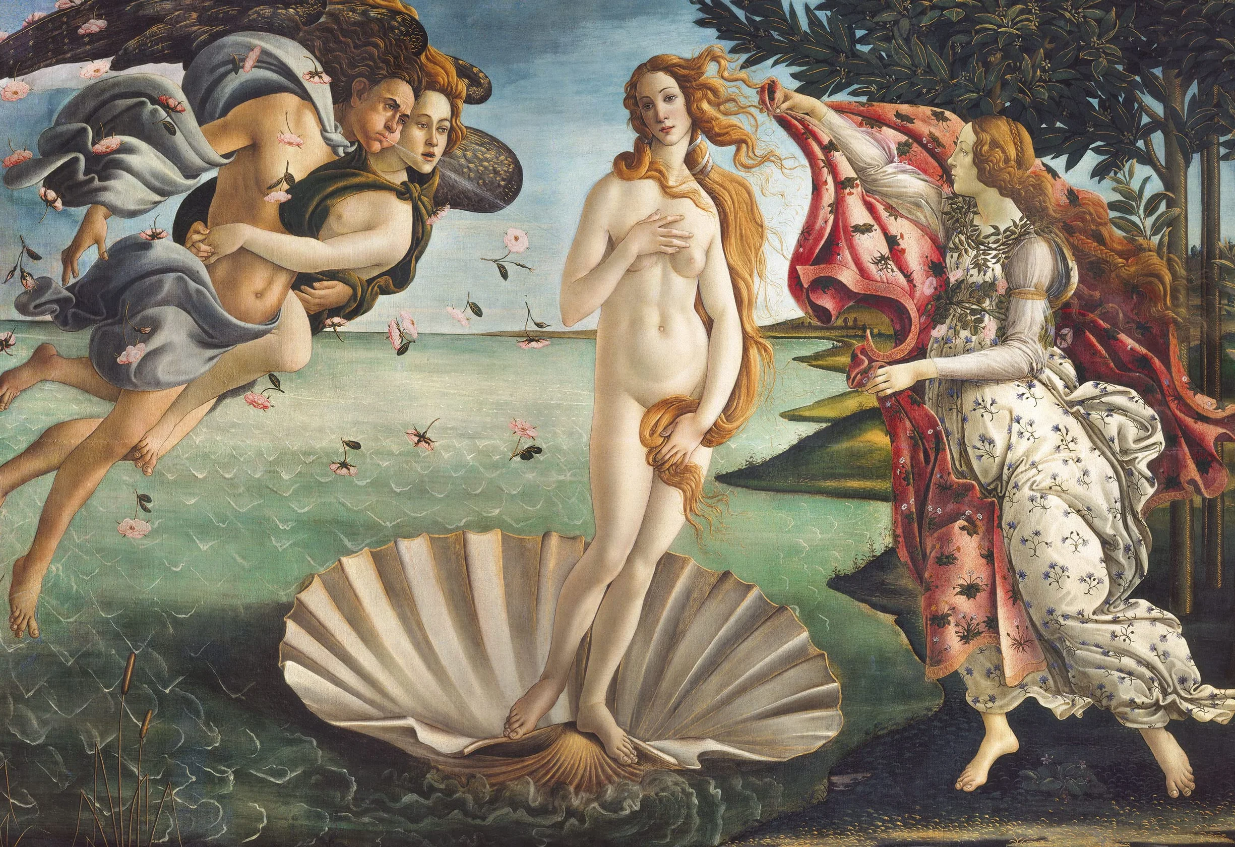 Clementoni - Puzzle 2000 Pezzi Arte per Adulti e Ragazzi, Museum Collection, Tema Botticelli La Nascita di Venere, Idea Regalo Made in Italy, 97,5x66,8 cm, 32572