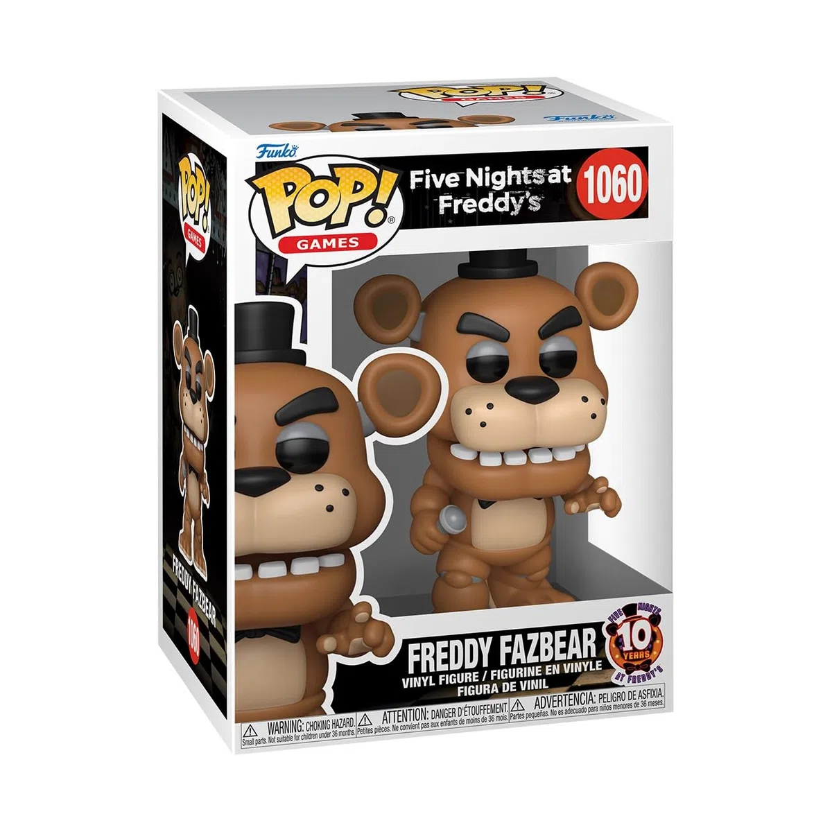 Funko POP! Games: Five Night's at Freddy's (FNAF) - Freddy - Figura in vinile da collezione - Idea regalo - Prodotto ufficiale - Giocattoli per bambini e adulti - Modello di figura per collezionisti