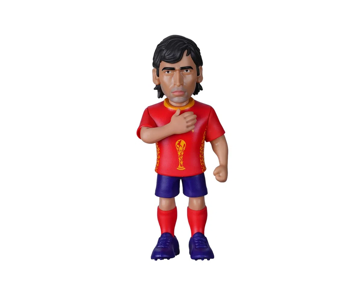 MINIX – Football Legends – Campionato mondiale delle leggende #137 – Spagna – Raúl – Personaggio da collezione 12 cm