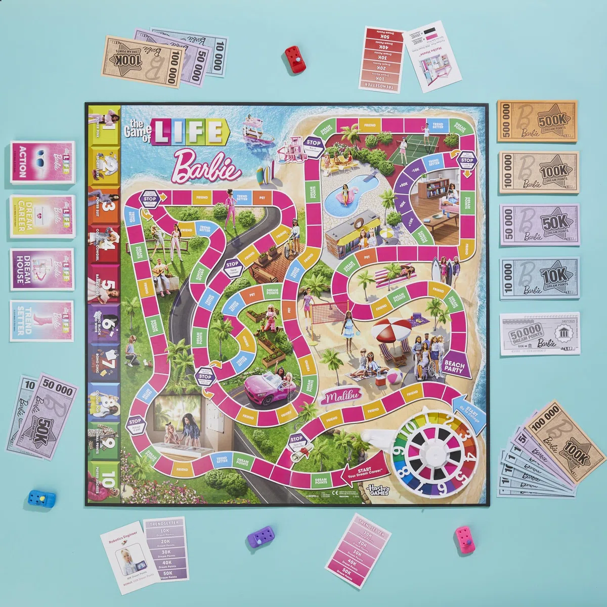 Il Gioco della Vita: Barbie Edition, gioco da tavolo - Versione italiana