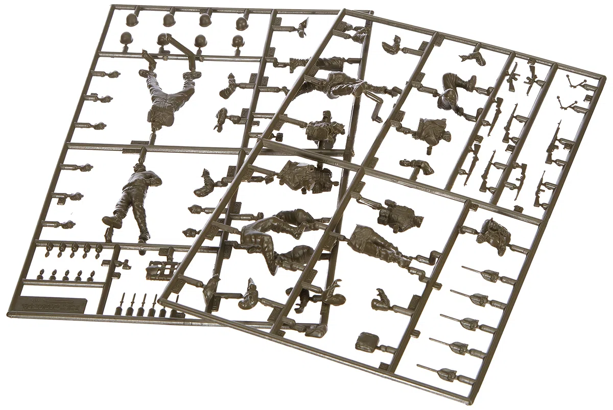 Tamiya 300035048 - Set statuette soldati della seconda guerra mondiale, 8 pz., scala 1:35