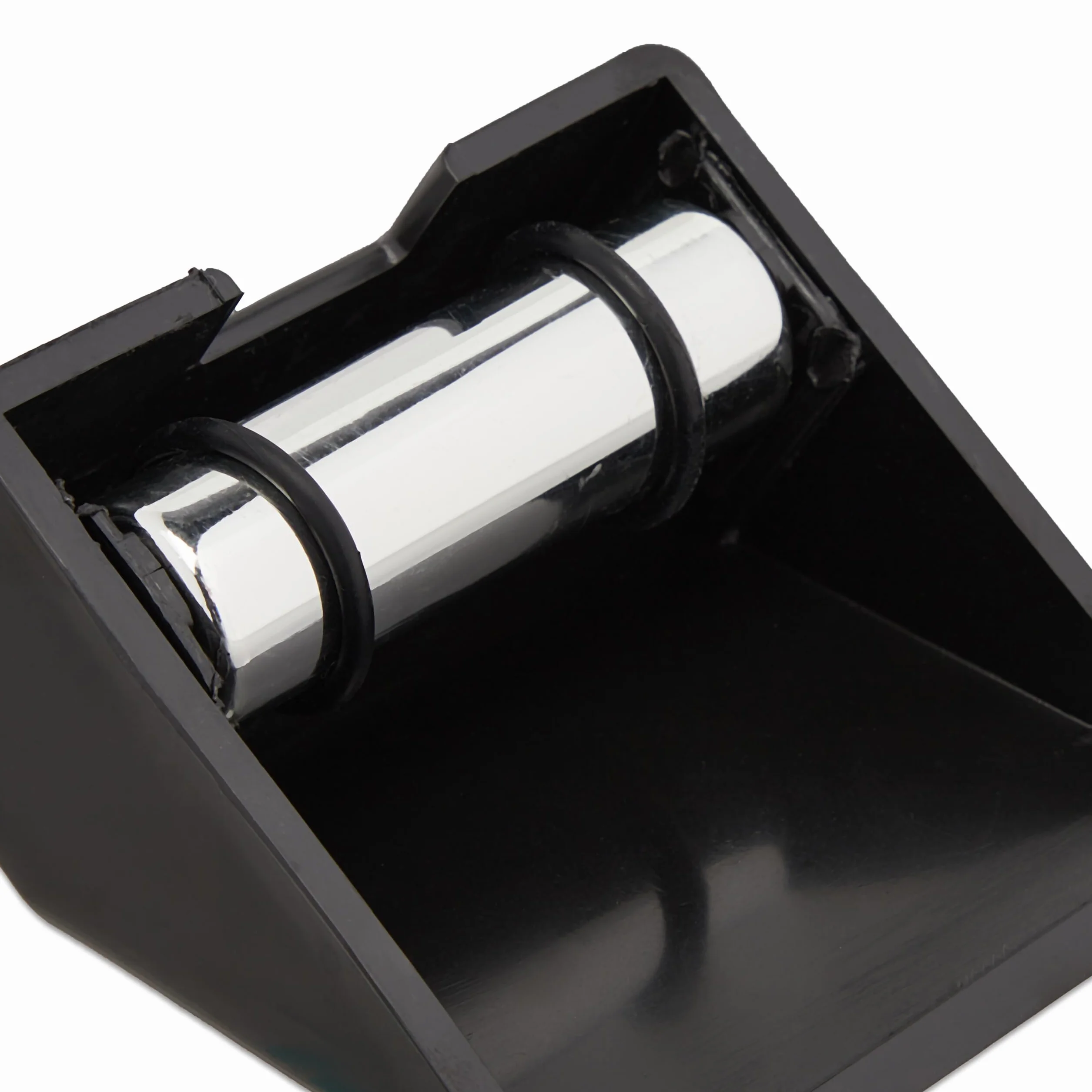 Relaxdays Distributore Carte da Gioco, Dispenser con 4 Mazzi, Dealing Shoe Black Jack, in Plastica, 10x10x25 cm, Nero