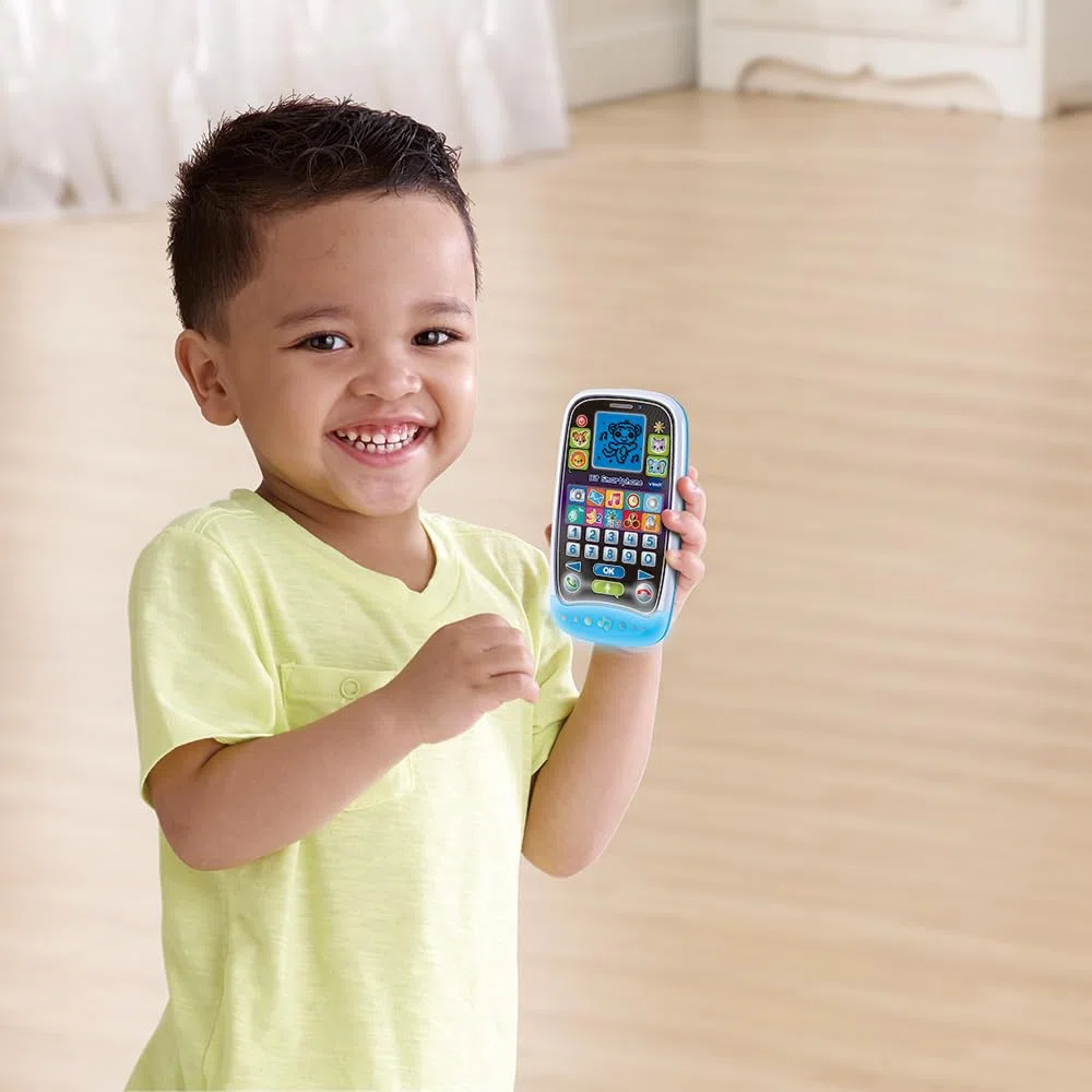 VTech Bit Smartphone, Telefono Educativo per Bambini, 10 Giochi e Attività, Smartphone Bambini con Riconoscimento Vocale e Display Retroilluminato, Lingua Italiana, Batterie Incluse, 2-6 Anni