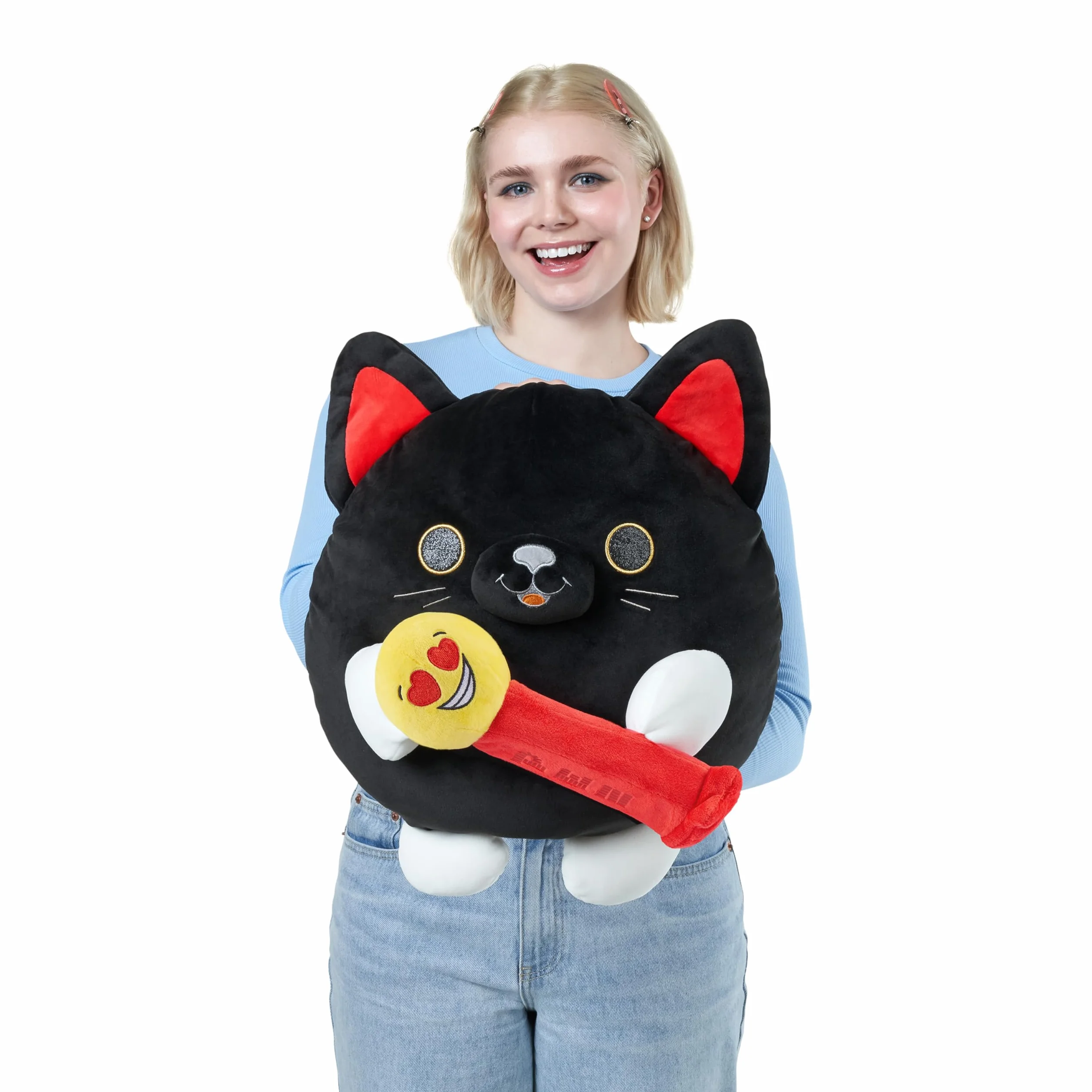 Snackles Dimensione Grande 35 cm Snackle Gatto Nero (PEZ)