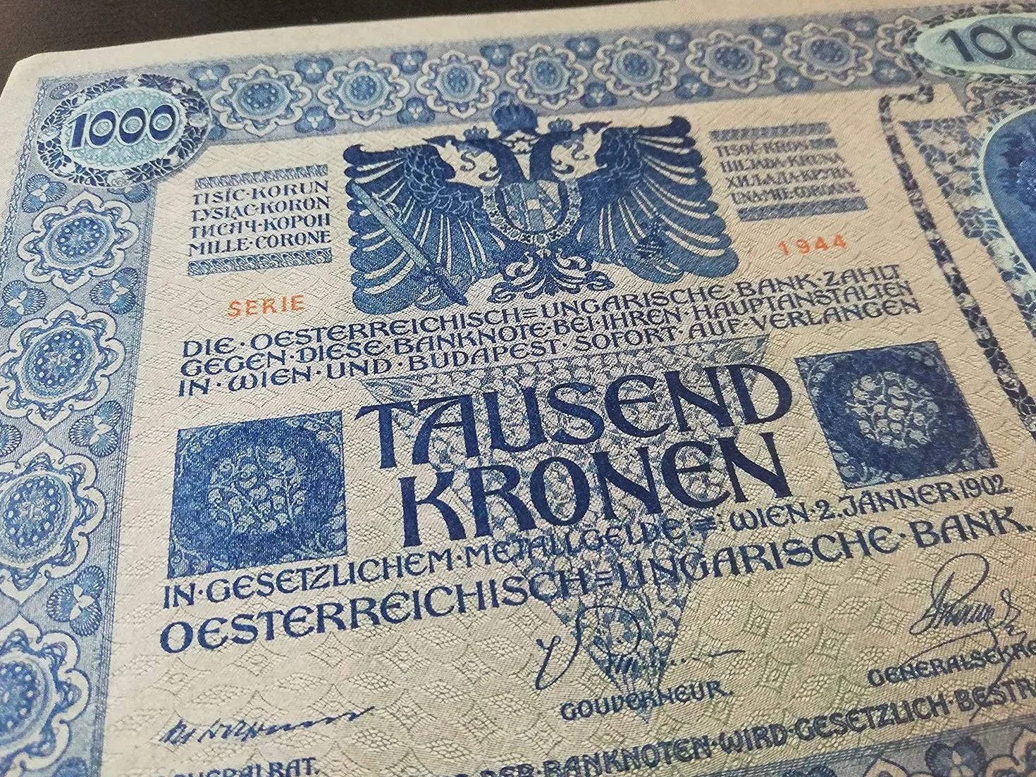 IMPACTO COLECCIONABLES Banconote Antiche. Impero Austro-ungarico, la Banconota delle 10 Lingue