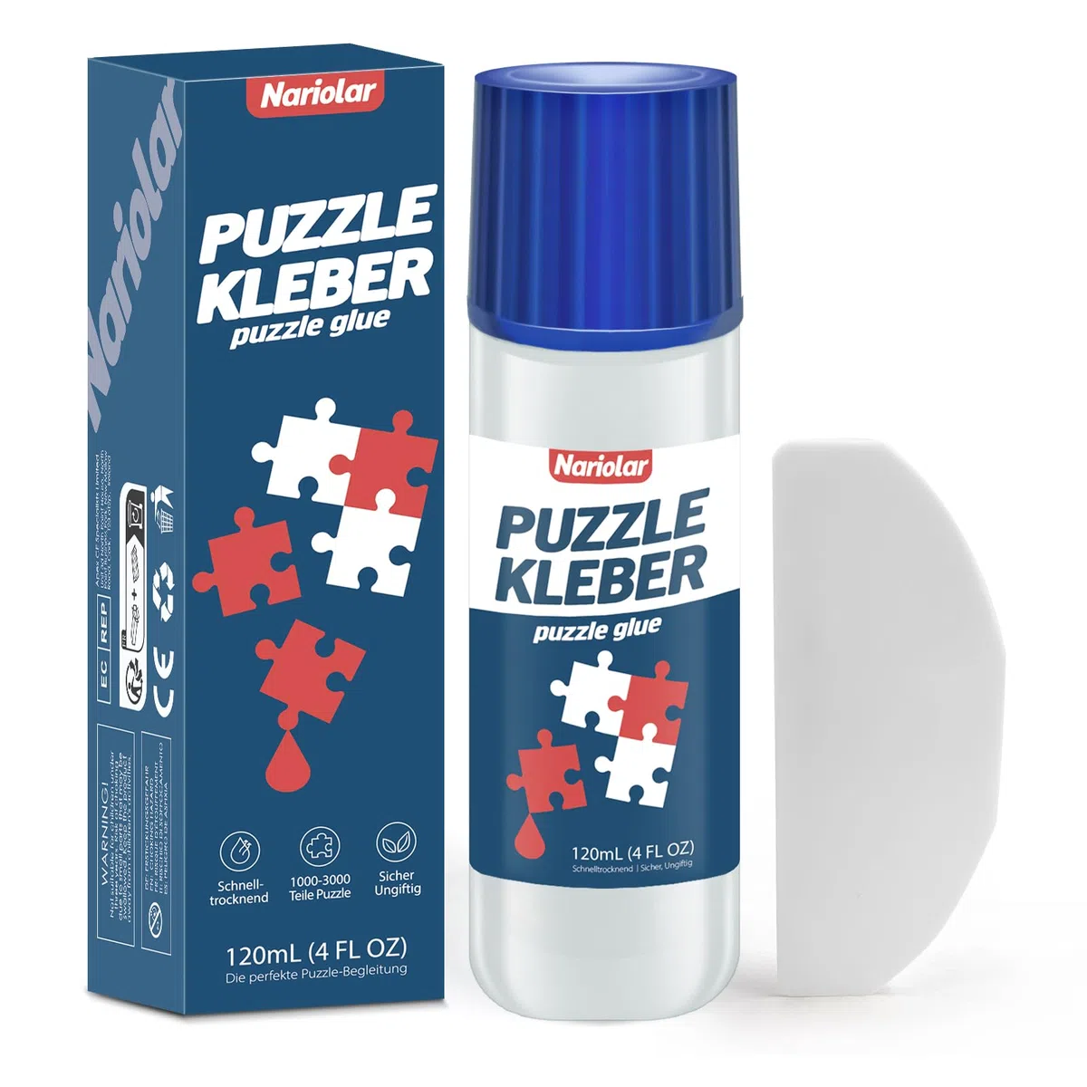 Nariolar Colla per Puzzle con applicatore, 120ml