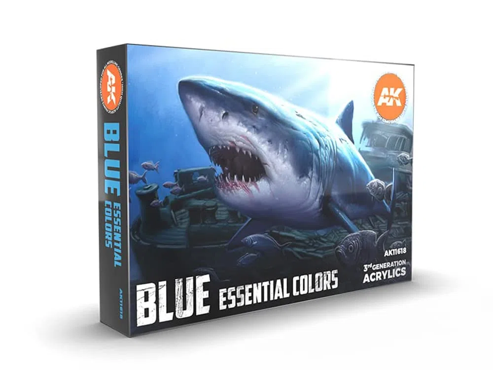 AK Interactive - Blue Essential Colors 3gen Set
