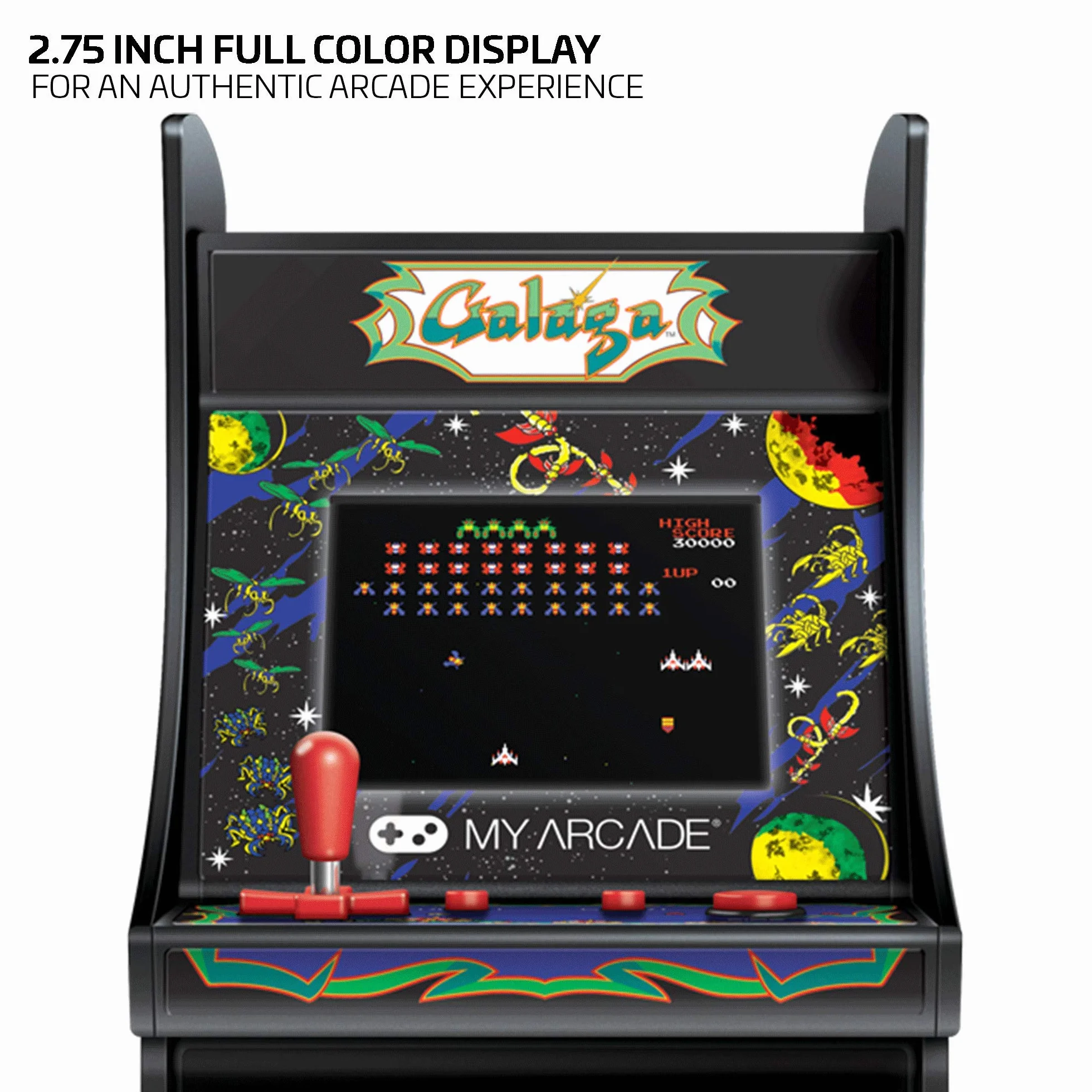 My Arcade Micro Player Galaga Retro Console One Size