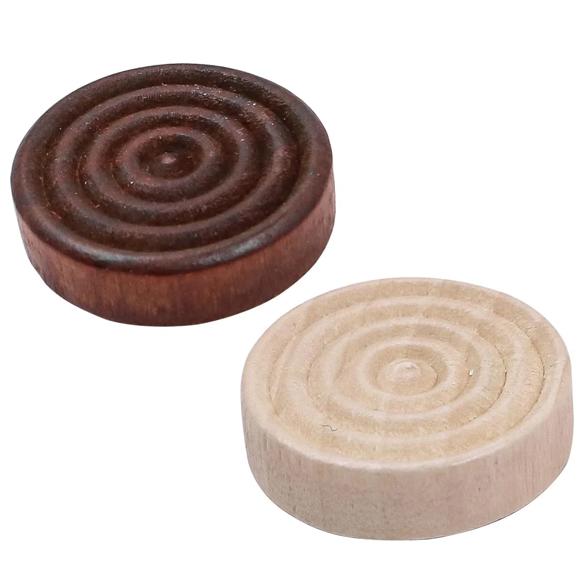 Alnicov 48 Pezzi Pezzi di Backgammon in Legno Pezzi di Dama in Legno Impilabili Pezzi di Ricambio per Giochi da Tavolo Accessori