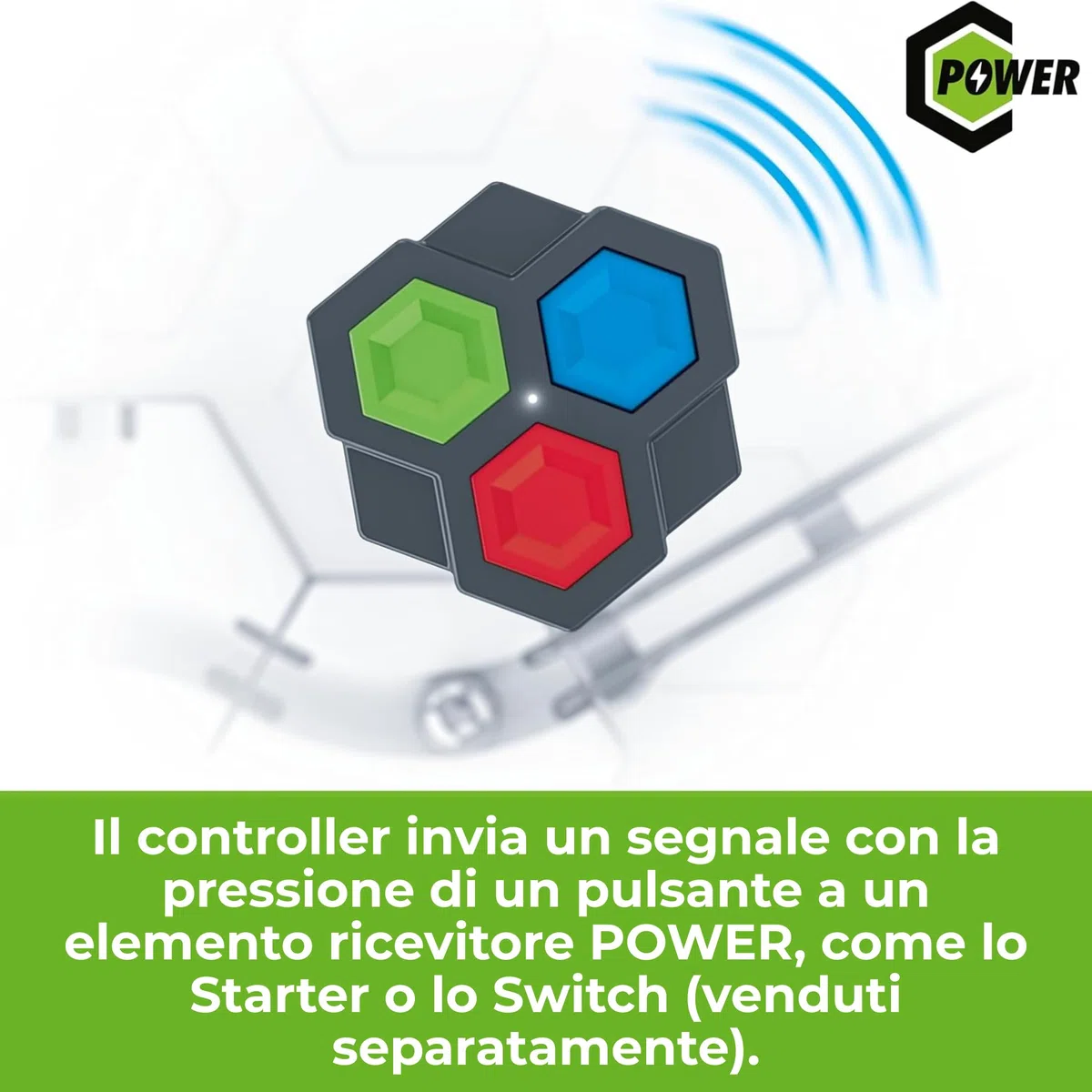 Ravensburger - GraviTrax Power Element Controller: Controlla elementi con pulsante, Accessorio pista biglie, Gioco STEM 8+ anni e adulti, Non giocabile da solo, Compatibile con tutti i GraviTrax