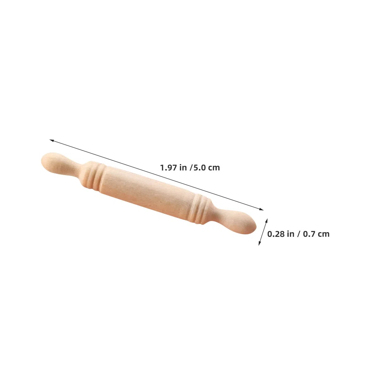 Gatuida Set 30 Mini Mattarelli in Legno Naturale Piccoli Mattarelli Da Cucina Giocattolo Per Bambini Utensili Miniatura Per Casa Delle Bambole E Giochi Creativi
