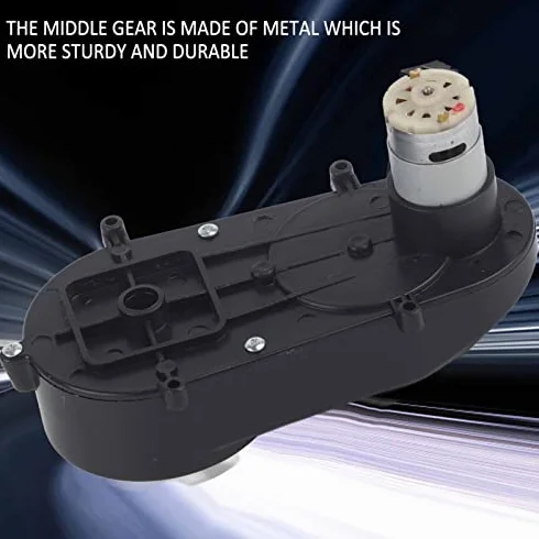 Cambio 12000 Giri / min con Motore 12V, Motore Elettrico con Cambio per Bambini Auto elettriche e Moto ad Alta velocità RS390 Motore Match per Bambini su Auto