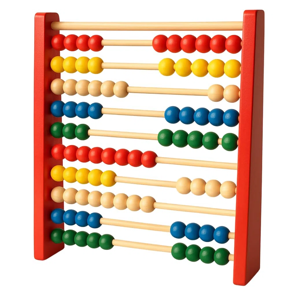 Pallottoliere per Bambini Legno con 100 Palline Misura Maxi cm 27 Abaco di Legno per Bambini Grande Pallottolieri Matematici Calcolatrice Gioco Abaco Montessori Matematica Educativo Giochi Educativi