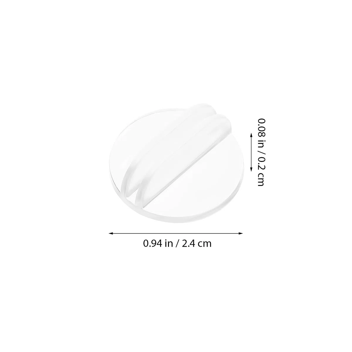 PRETYZOOM Porta Carte Da Gioco Da Tavolo Trasparente Rotondo 0.94 Pollici Supporto Per Carte Da Gioco Per Adulti Organizzatore Per Serate Di Giochi Riunioni E Feste
