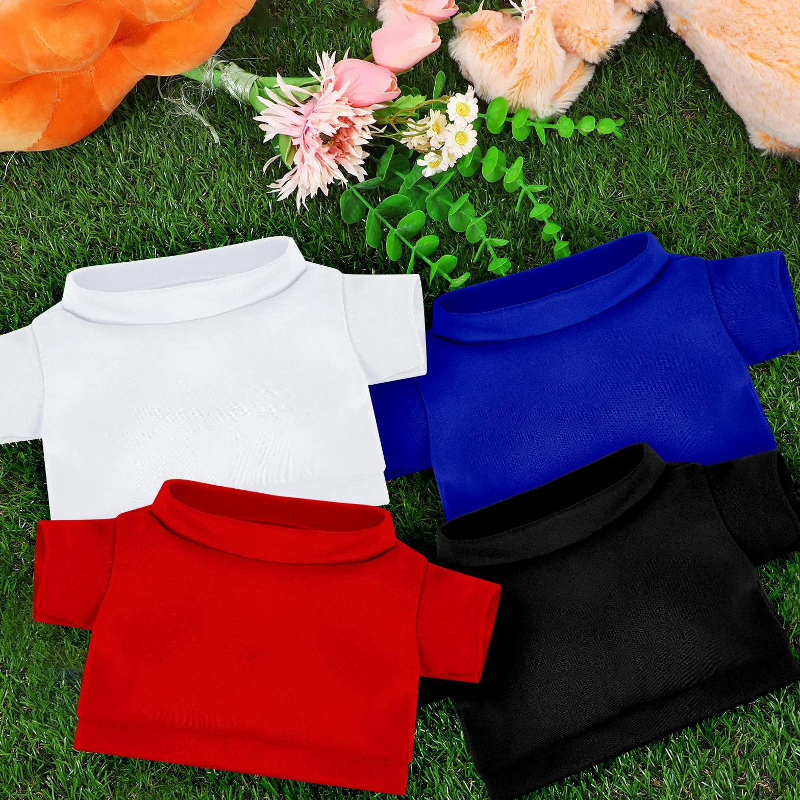 4 pezzi Build a Bear Clothes Mini Bear Abbigliamento Orso Bambole Vestiti Orso Peluche Vestiti Orsetti 12-16 pollici Crea le tue bambole di peluche Out fits E Accessori-B