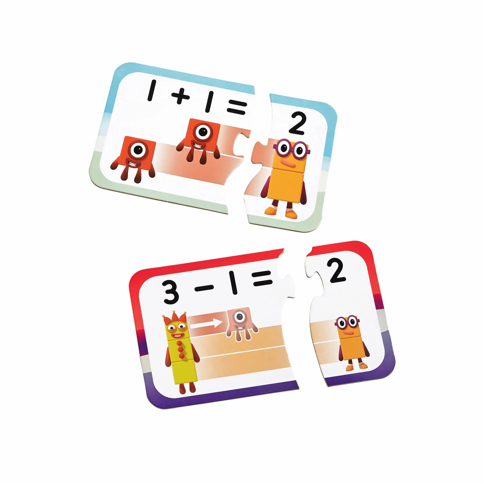 Learning Resources- Set Addizione e Sottrazione Numberblocks, matematico, 20 didattici in Una Confezione, Puzzle a 2 Pezzi, dai 3 Anni in avanti, Multicolore, HM95402-UK