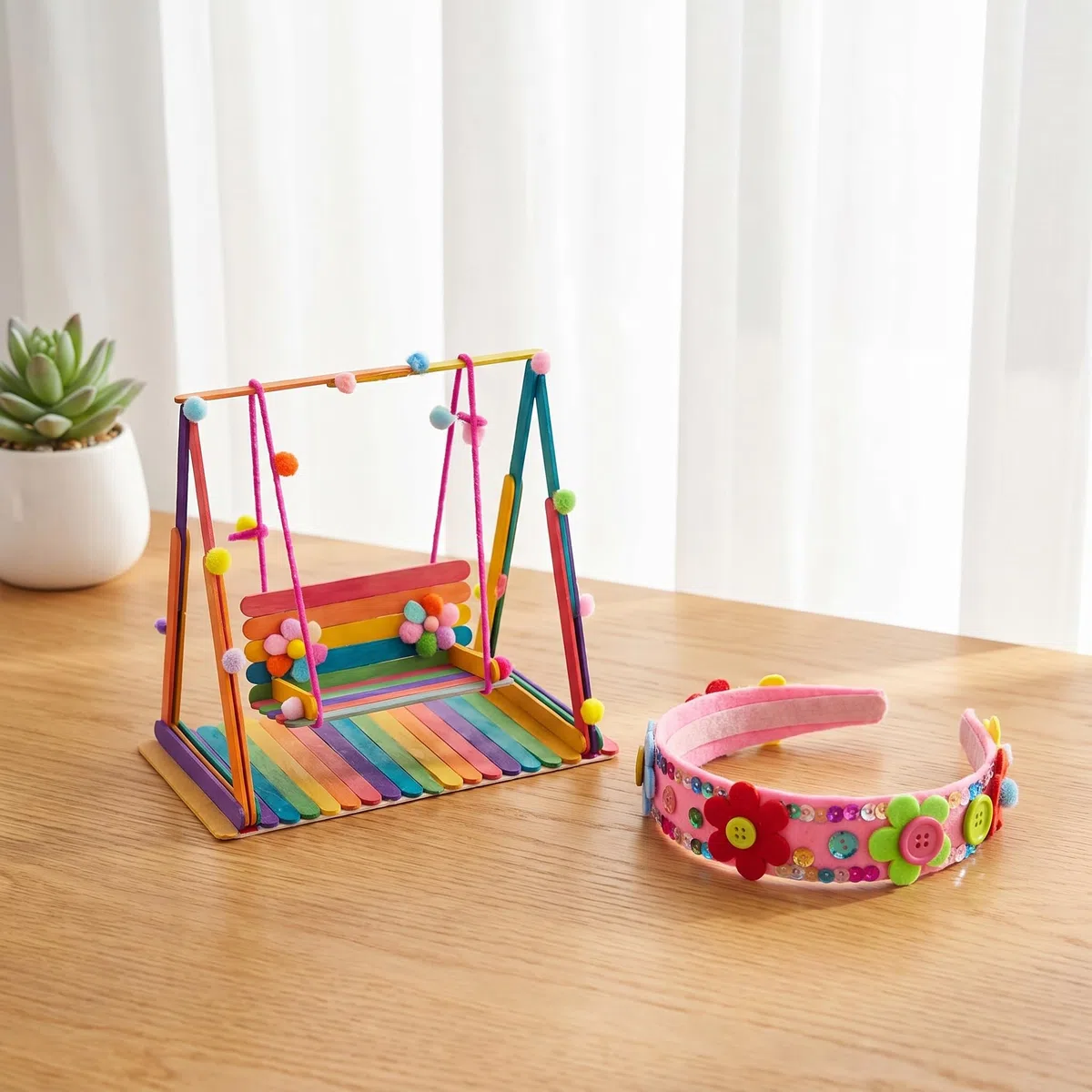 Lucywey Set di artigianato per bambini da oltre 1500 pezzi, materiali per artigianato per bambini, accessori per artigianato creativo, materiali per artigianato fai-da-te, Regali creativi per bambini