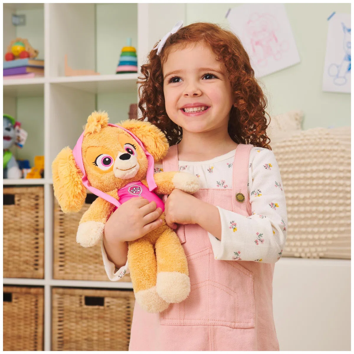 Gund La Pat Patrol - Paw Patrol - Peluche Pat Patrol Stella Misura 35 cm - Peluche Cane - Lavabile in Superficie - Pat Patrol Giocattolo Prima età - Peluche Baby - Giocattolo Bambino 1 Anno in
