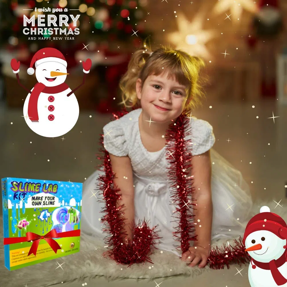 Desire Deluxe Kit Slime Fai da te Slime Lab Set completo Gioco Scienza per bambini età 4 5 6 7 8 9. Laboratorio Slime Ingrediente attivatore. Attività educativa per bambini e bambine - Idea regalo