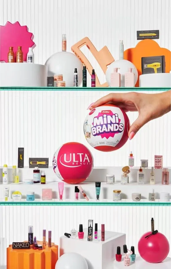 Mini Brands Ulta Beauty Series 1: 5 Miniature Beauty Products Replicas, Mystery Capsule, Unisex, all Ages