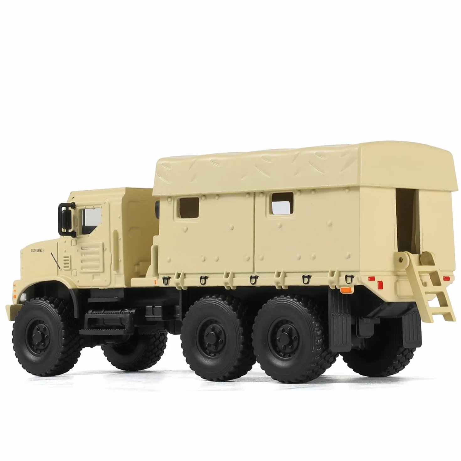 NUOTIE 1/64 MTVR MK23 Medio Tactical Truck Modello Camion Militare Fuoristrada Veicolo Die-cast Metallo Modello Kit Auto Blindata Camion Militare Multifunzionale Armored per Collezione o Regalo