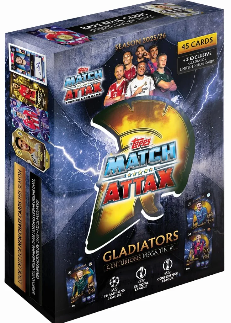 Topps Mega Tin Match Attax UCL 25-26 Carte