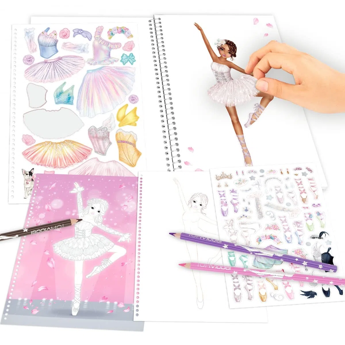 CREA TU LIBRO DE COLOREAR TOP MODEL