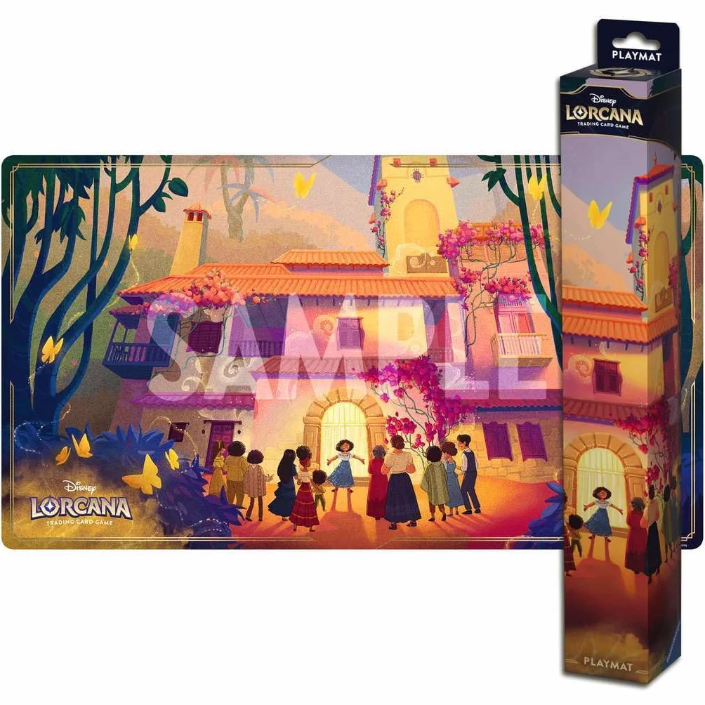 Ravensburger- Disney Lorcana Trading Card Game: Set 5 – Tappetino da Gioco Motivo A, Colore Bacca, 11098408