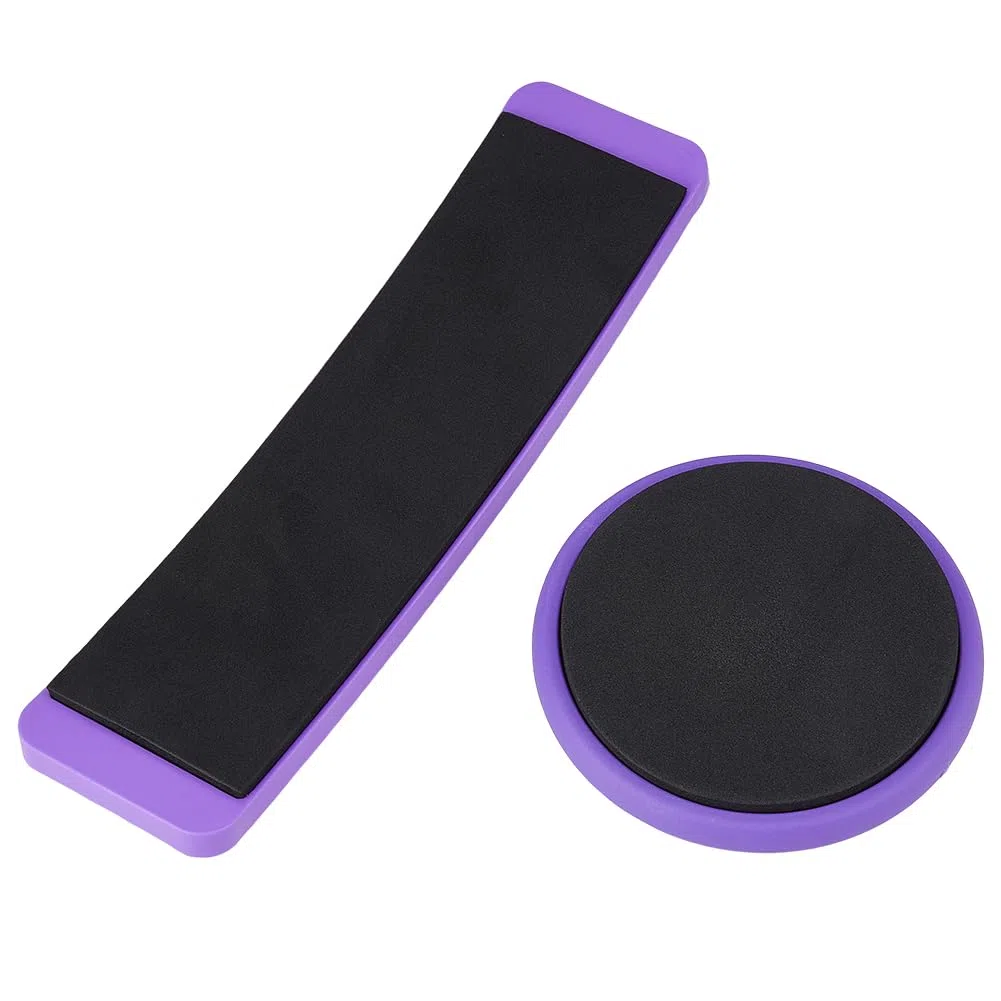 DICOSMETIC 2 pezzi 2 stili tavola girevole per ballerina rosa viola balletto spin board portatile pattinaggio artistico spinner rotondo e rettangolare equilibrio piroette attrezzature per pattinatori