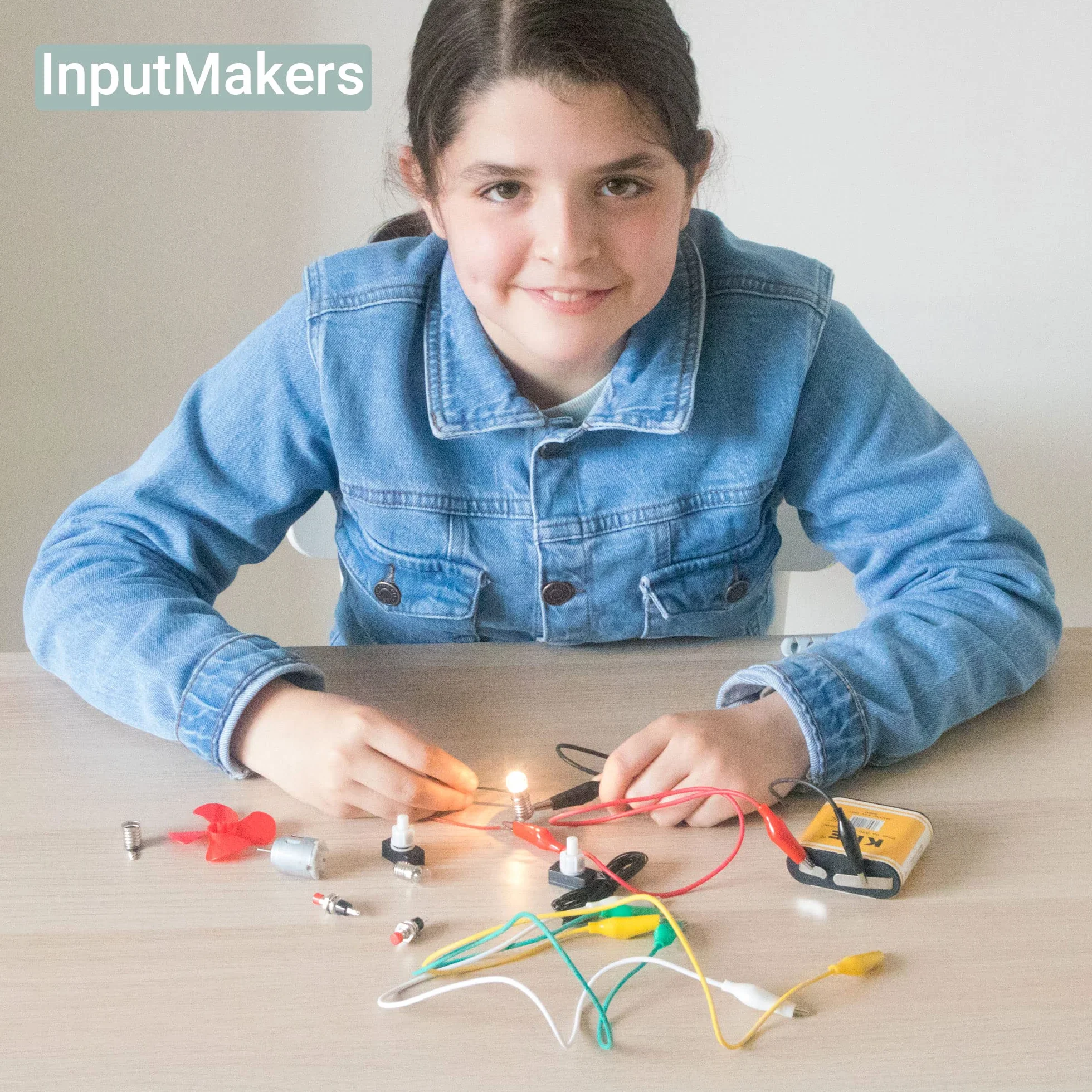 Kit elettrico scolastico avanzato - circuiti elettrici, kit circuito elettrico scuola, kit elettronica, kit scuola, esperimenti scientifici per bambini, circuito elettrico scolastici.