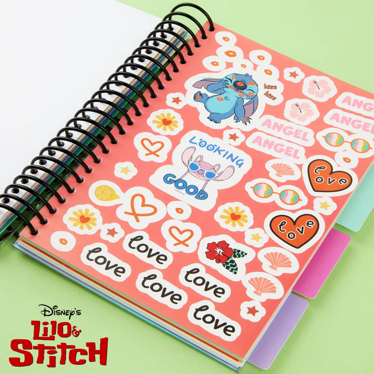 Disney Stitch Libri Adesivi Bambini Libro Stickers + 1000 Adesivi per Scrapbooking Attivita Creative per Bambini Idea Regalo