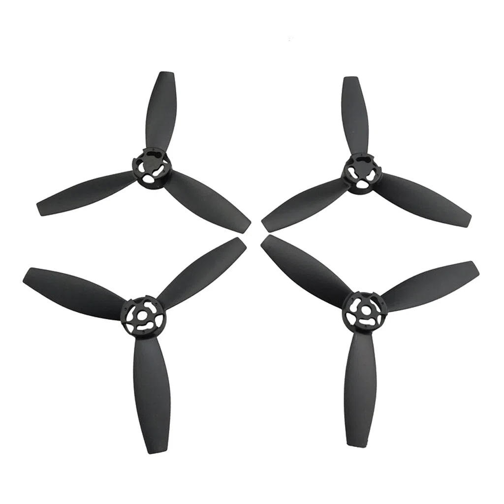 Eliche Potenziate Resistenti Al Vento 4Pieces Per Parrot Bebop 2 Drone - Nero